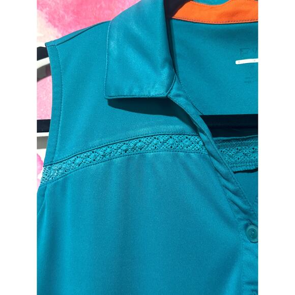 EP Pro Golf Sleeveless  Polo - Color Blue - Size Medium - Picture 3 of 4